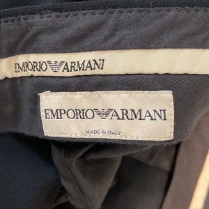 Emporio Armani Virgin Wool Dress Pant